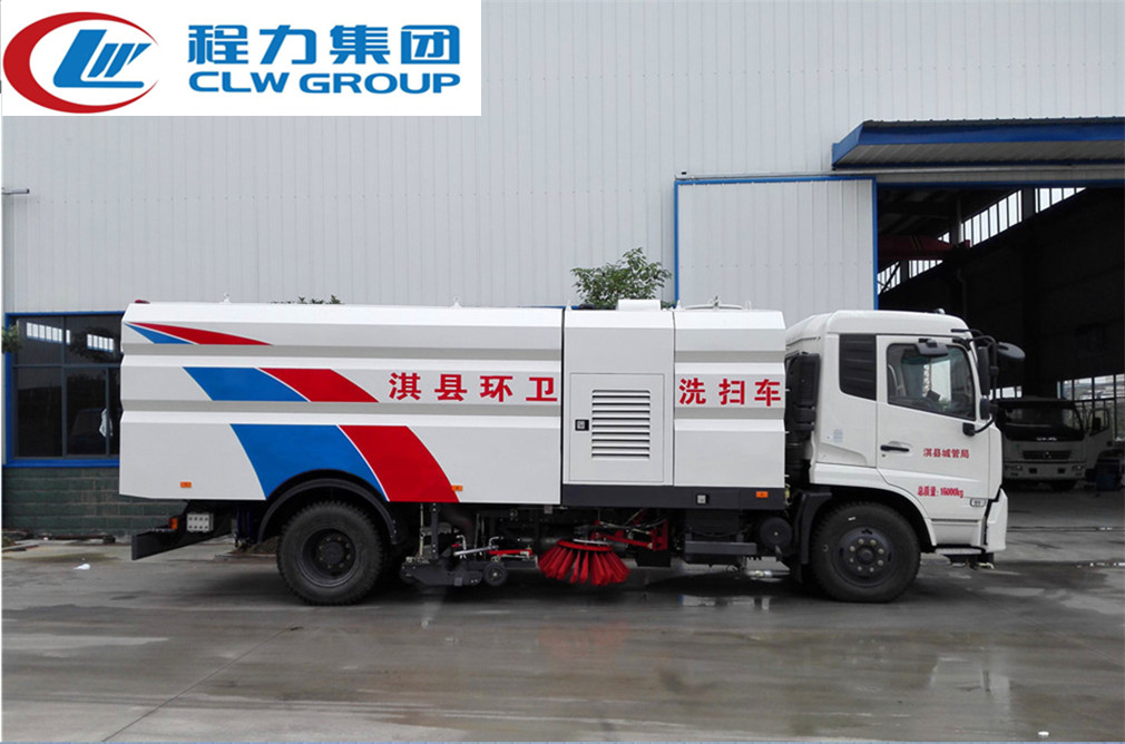 东风天锦洗扫车